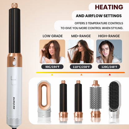 Revinta 5 in 1 Airstyler, Hairstyler